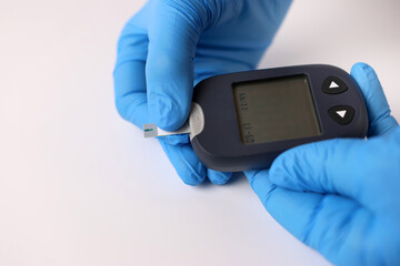 The drug is used for blood sugar analysis.