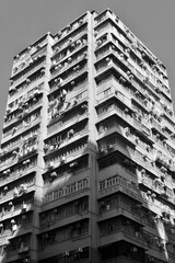 Modern apartment building in, Hong Kong