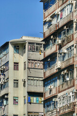 Modern apartment buildings in, Hong Kong