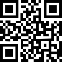 Scan QR code black icon isolated on transparent background. Digital barcode scanning qr code sign for smartphone, payment, mobile app. Flat or line vector. Scan me phone tag symbol.