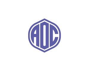 AOC Logo design vector template