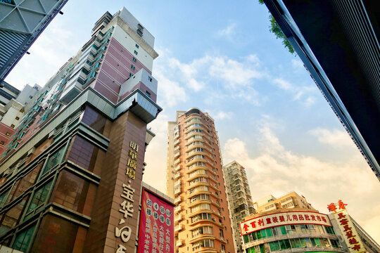 Modern apartment buildings in Shenzhen, China