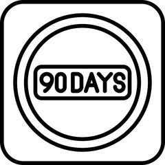 90 Days Icon