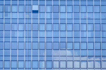 Full frame shot of futuristic skyscraper in Singapore