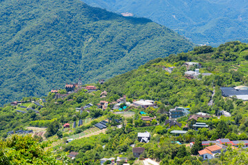 Fototapeta na wymiar Cingjing farm in Nantou of Taiwan