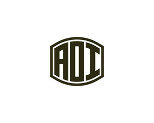 AOI Logo design vector template