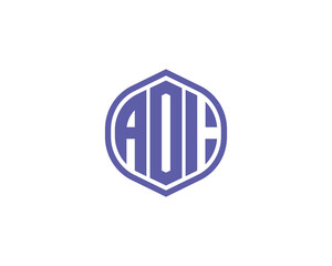 AOI Logo design vector template