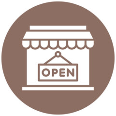 Open Store Sign Icon