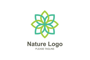 Nature Logo Based Abstract Creative Geometric