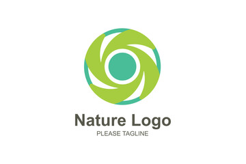 Nature Logo Based Abstract Creative Geometric