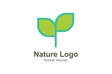 Nature Logo Based Abstract Creative Geometric