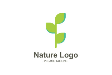 Nature Logo Based Abstract Creative Geometric