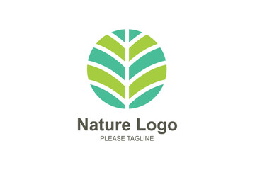 Nature Logo Based Abstract Creative Geometric
