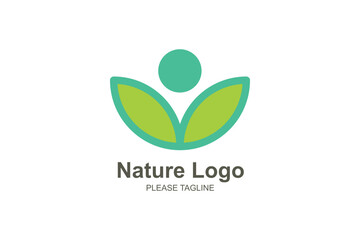 Nature Logo Based Abstract Creative Geometric