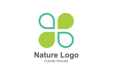 Nature Logo Based Abstract Creative Geometric