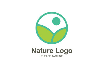 Nature Logo Based Abstract Creative Geometric