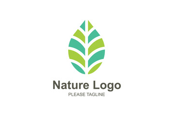 Nature Logo Based Abstract Creative Geometric