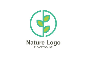 Nature Logo Based Abstract Creative Geometric