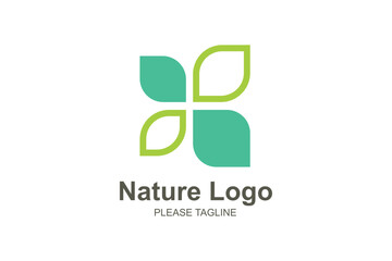 Nature Logo Based Abstract Creative Geometric