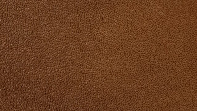 brownLeather background texture. Slow camera motion, macro High detailed 4K video. Pattern texture surface panning background.