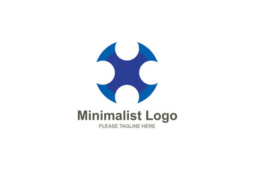 Fototapeta premium Minimalist logo for company