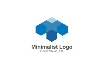 Business minimalist logo design