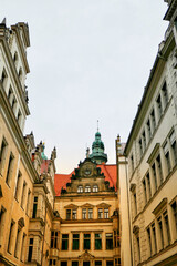 Fototapeta premium Historical buildings in central Dresden, Germany
