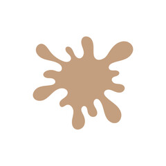 chocolate crown splash, Splashing and whirl chocolate liquid, cacao coffee splash with drops