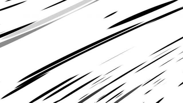 4k Abstract technology animation background with speed line of black and white color.Simple technology background concept.