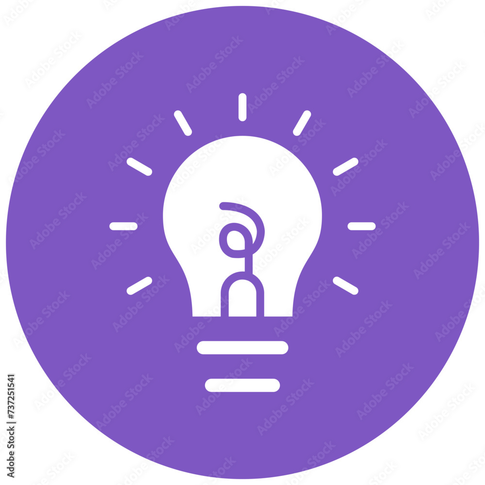 Poster bulb icon