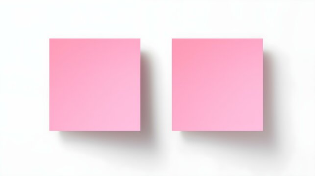 Pink Square Note