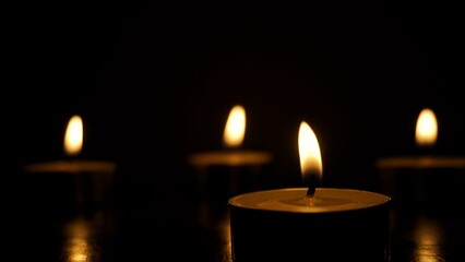 candle, flame, light, fire, candles, dark