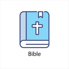 Bible Icons vector, website, booking sites and mobile apps. Graphic contour logo for offers, commerce, ui ux and other design needs. Vector isolated stock illustration