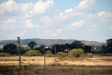 Fine art landscape photoNort-West farm in South Africa. 