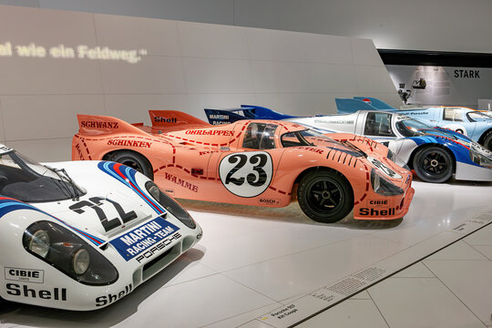 STUTTGART, GERMANY - JULY 15, 2012: Porsche 917/20, nicknamed Der Truffeljager von Zuffenhausen ("the truffle-hunting pig from Zuffenhausen")