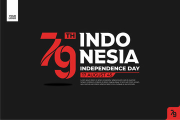 79th Indonesia Independence Day Logotype.