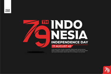 79th Indonesia Independence Day Logotype.