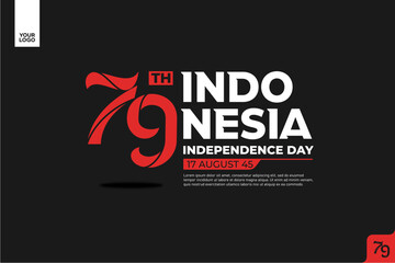 79th Indonesia Independence Day Logotype.