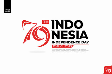 79th Indonesia Independence Day Logotype.