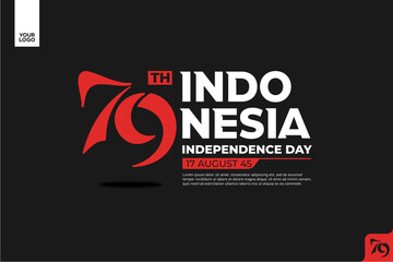 79th Indonesia Independence Day Logotype.