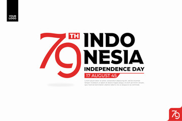 79th Indonesia Independence Day Logotype.
