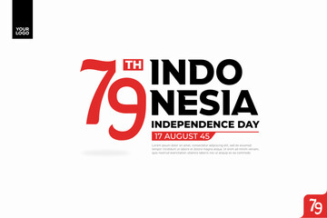 79th Indonesia Independence Day Logotype.