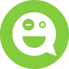 Happy Face Emoji Button