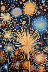 Fireworks of happiness