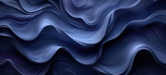 Obraz premium blue silk