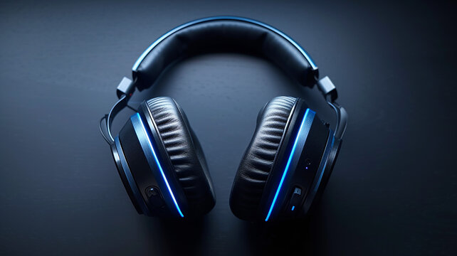 Gaming headset with surround sound and detachable noise-canceling microphone. 