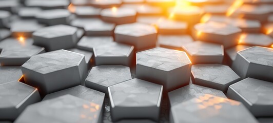 Obraz premium black and white cubes