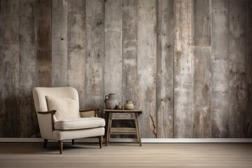 Weathered barn wood wall in a farmhouse setting