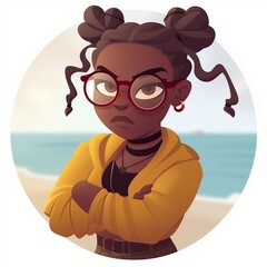 Social media portait avatar