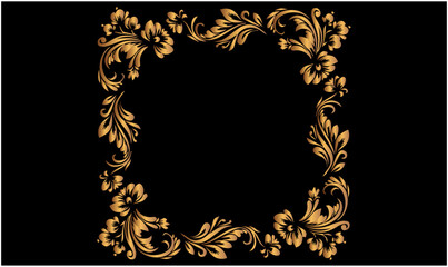 Luxury frame, frame with ornament